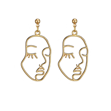 Load image into Gallery viewer, Picasso Face Earrings - Terra Soleil