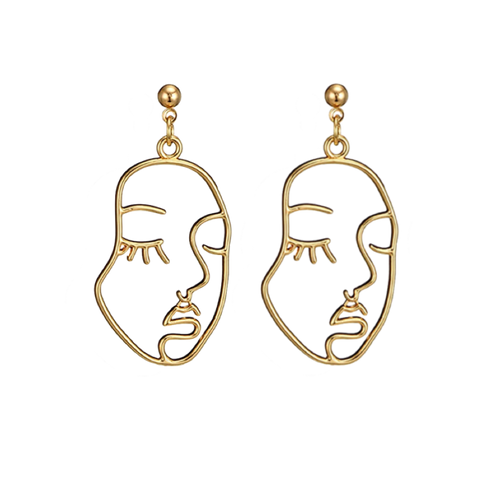 Picasso Face Earrings - Terra Soleil