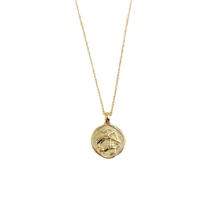 Zodiac Coin Necklace