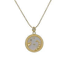 Load image into Gallery viewer, Pearl Zodiac Necklace