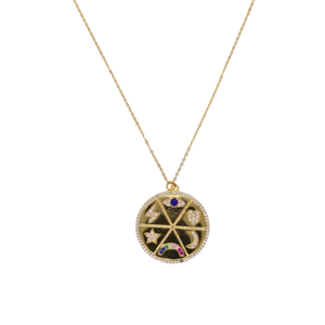 Symbology Coin Necklace - Terra Soleil