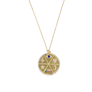 Symbology Coin Necklace - Terra Soleil