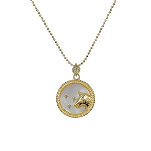 Pearl Zodiac Necklace