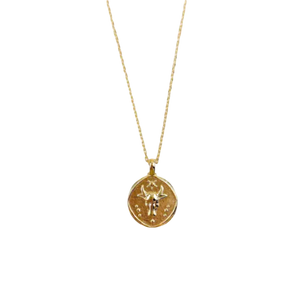 Zodiac Coin Necklace