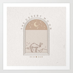 The Desert Moon Art Print