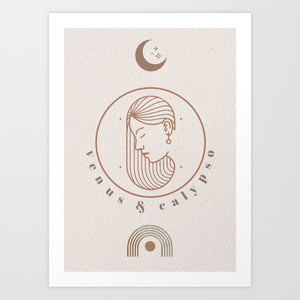 Venus & Calypso Art Print