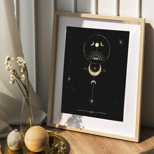 Lunar Eclipse Art Print - Terra Soleil